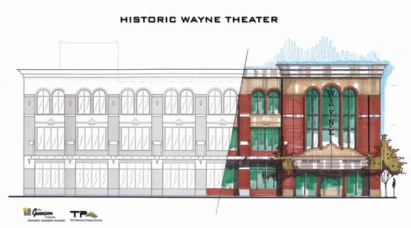 Wayne Theatre - Final Concept From Matthew Wilkinson (newer photo)